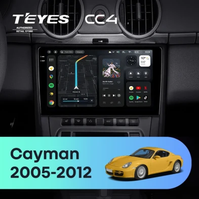 Штатная магнитола Teyes CC4 6/64 Porsche Cayman 987 (2005-2012)