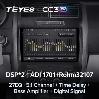 Штатная магнитола Teyes CC3 2K 6/128 Dodge Magnum 2 (2003-2007)