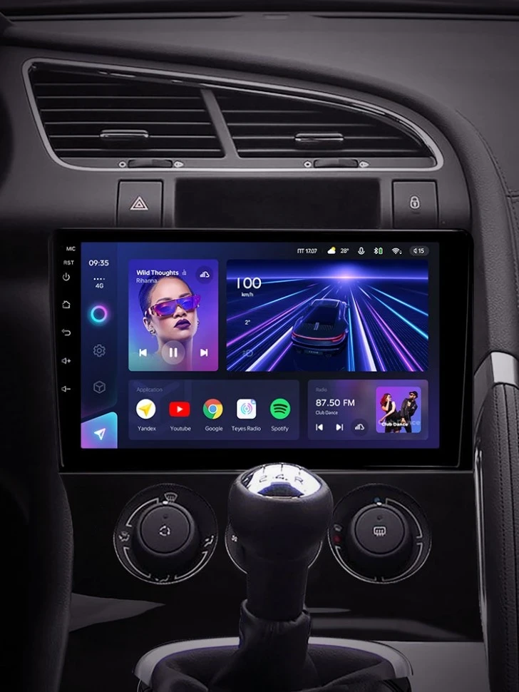 Штатная магнитола Teyes CC3 4/32 Peugeot 3008 1 (2009-2016) F1