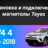 Штатная магнитола Teyes CC3L WiFi 2/32 Toyota RAV4 4 XA40 5 XA50 (2012-2018) Правый руль
