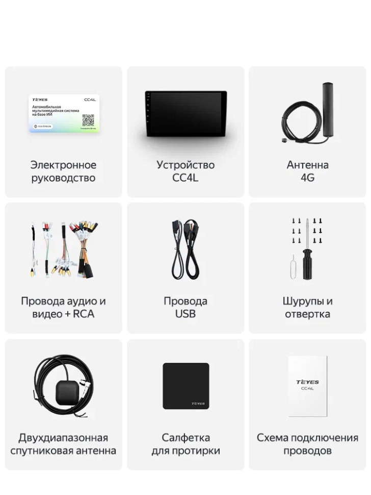 Штатная магнитола Teyes CC4L 6/64 BYD F3 (2005-2013)