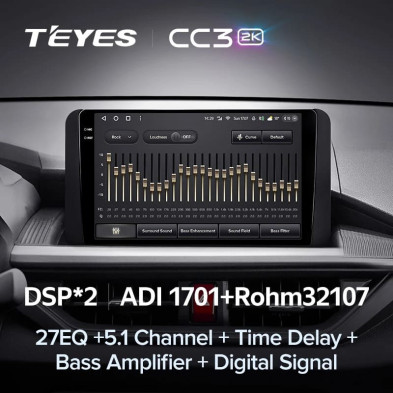 Штатная магнитола Teyes CC3 2K 4/32 Toyota Wigo (2022-2023) F2