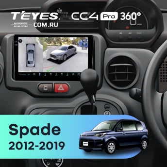 Штатная магнитола Teyes CC4 Pro 360 12/256 Toyota Spade (2012-2019)