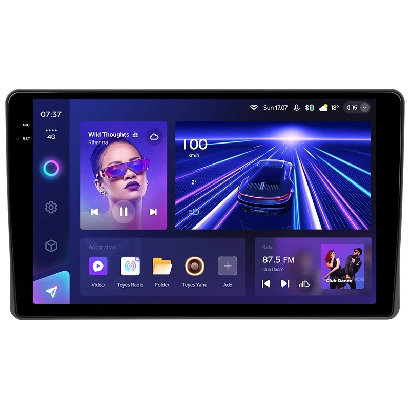 Переходная рамка Fiat Panda 2 (2003-2012) (9")