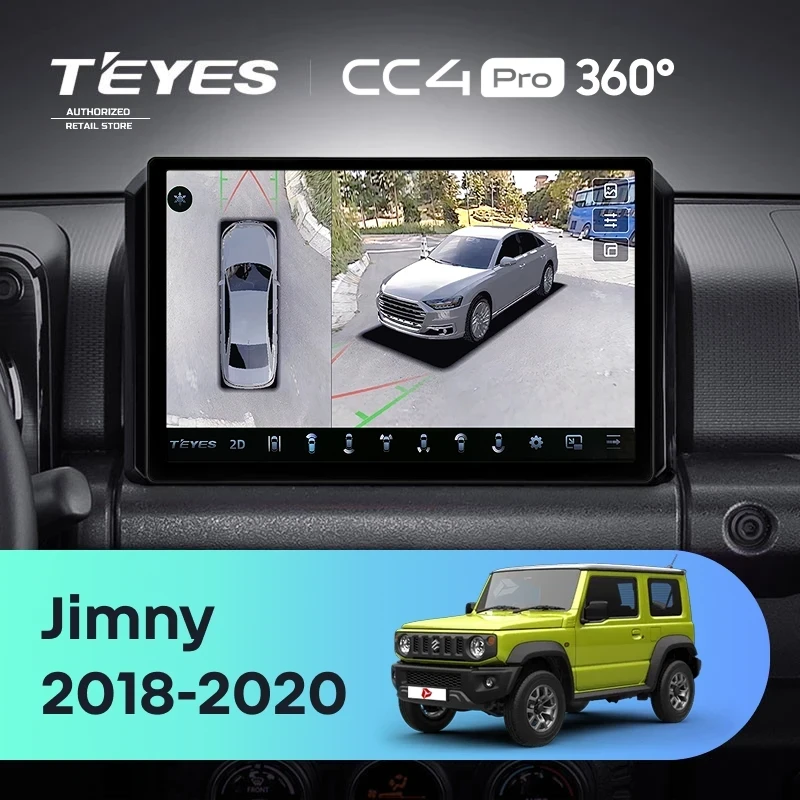 Штатная магнитола Teyes CC4 Pro 360 8/128 Suzuki Jimny JB64 (2018-2020) (11")