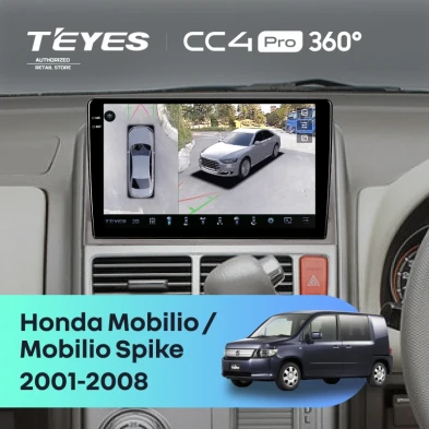 Штатная магнитола Teyes CC4 Pro 360 12/256 Honda Mobilio (2001-2008)