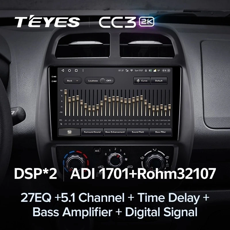 Штатная магнитола Teyes CC3 2K 6/128 Renault KWID (2015-2019)