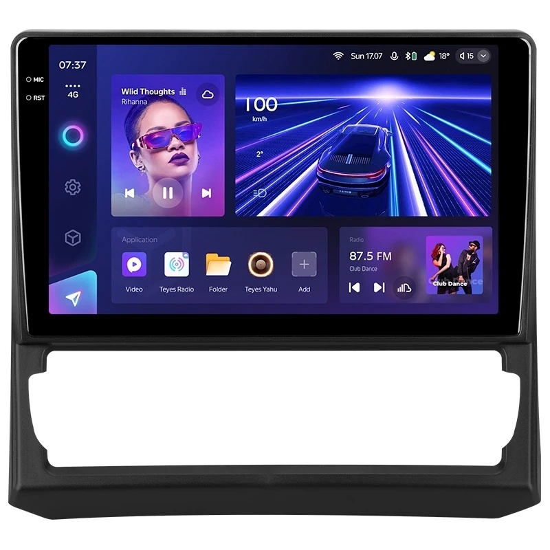 Переходная рамка Toyota Innova 2 (2015-2023) (10")