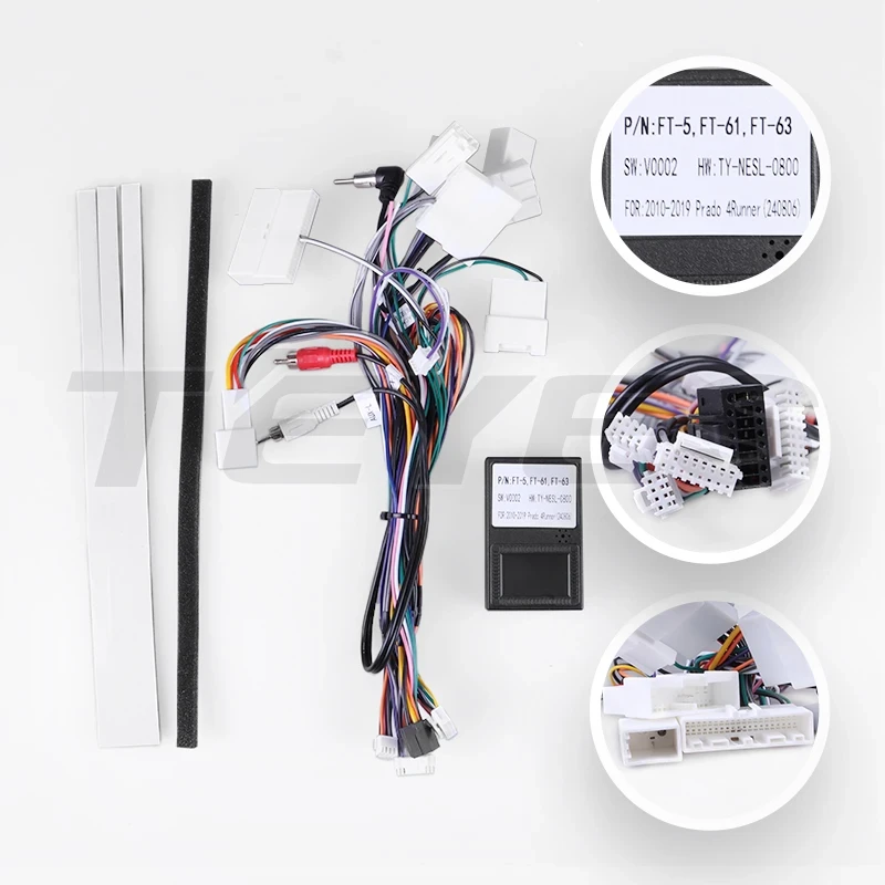 Переходная рамка Toyota Land Cruiser Prado 150 (2009-2013) (12,3")