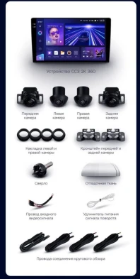 Штатная магнитола Teyes CC3 2K 360 6/128 Honda N-ONE 1 (2012-2020)