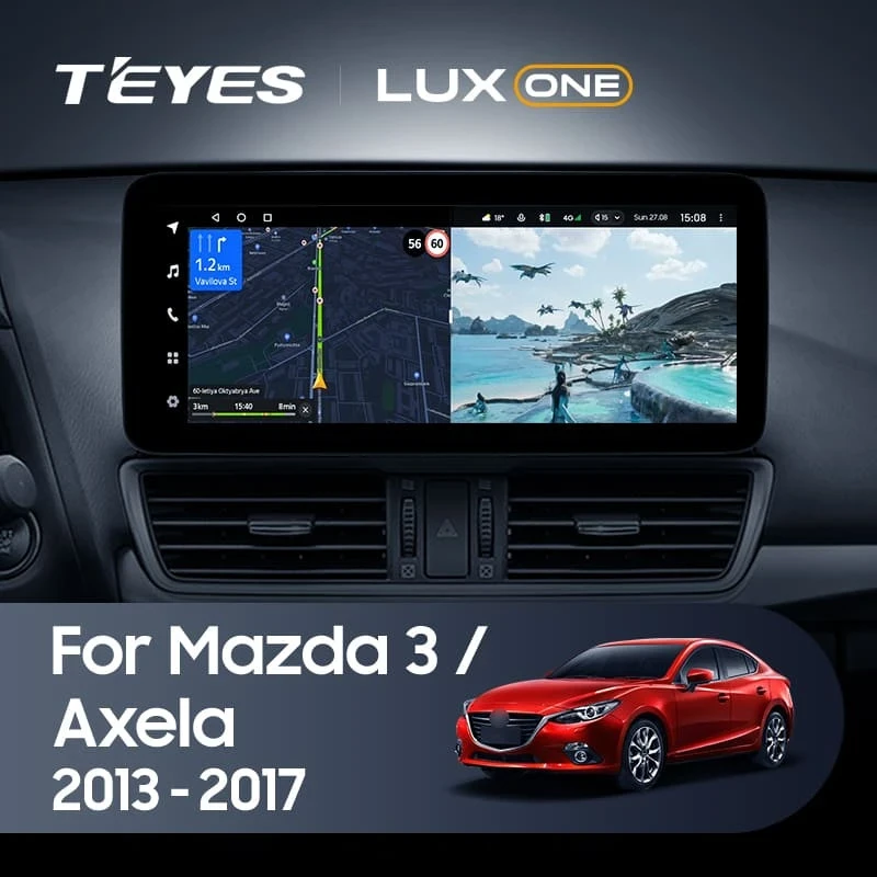 Штатная магнитола Teyes LUX ONE 6/128 Mazda 3 BM (2013-2017) Тип-A