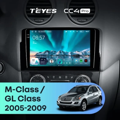 Штатная магнитола Teyes CC4 Pro 12/256 Mercedes-Benz GL-Class X164 (2005-2009) F2