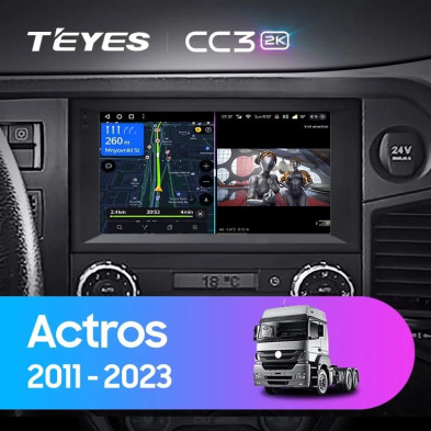Штатная магнитола Teyes CC3 2K 4/32 Mercedes-Benz Actros (2011-2023)