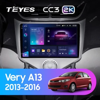 Штатная магнитола Teyes CC3 2K 360 6/128 Chery Very A13 (2013-2016) F1