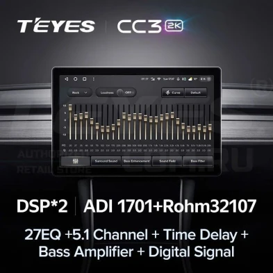 Штатная магнитола Teyes CC3 2K 6/128 Chrysler Town &amp; Country 4 RS (2000-2007) Тип-B (11")