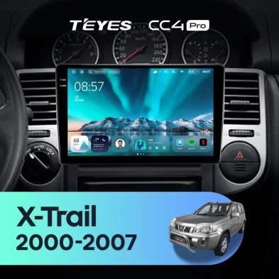 Штатная магнитола Teyes CC4 Pro 12/256 Nissan X-Trail 1 T30 (2000-2007) F2