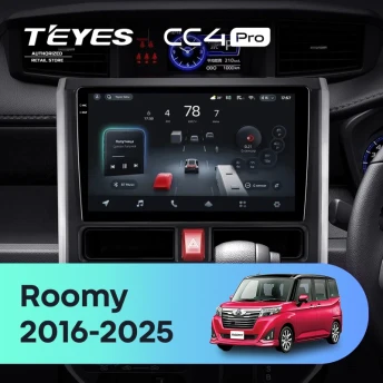 Штатная магнитола Teyes CC4 Pro 8/128 Toyota Roomy (2016-2026) Правый руль