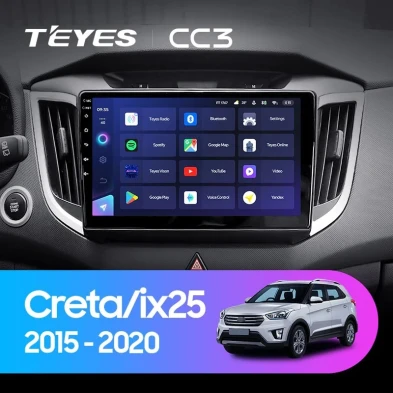 Штатная магнитола Teyes CC3 4/64 Hyundai Creta (2015-2020)