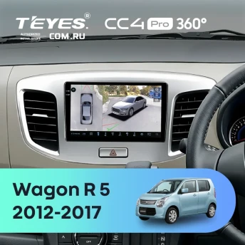 Штатная магнитола Teyes CC4 Pro 360 8/128 Suzuki Wagon R 5 (2012-2017) (без штатной камеры)