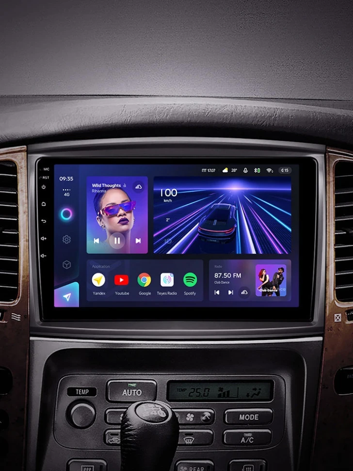 Штатная магнитола Teyes CC3 6/128 Toyota Land Cruiser LC 100 (2002-2007) Тип-B