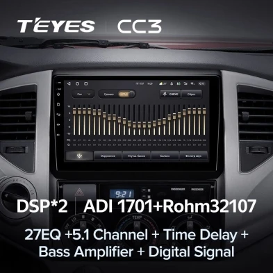 Штатная магнитола Teyes CC3 4/32 Toyota Tacoma 2 (2005-2015)