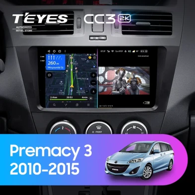 Штатная магнитола Teyes CC3 2K 4/32 Mazda Premacy 3 (2010-2015)