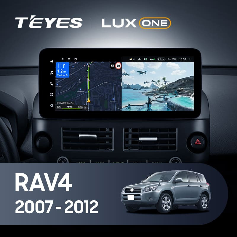Штатная магнитола Teyes LUX ONE 6/128 Toyota RAV4 XA30 (2007-2012)