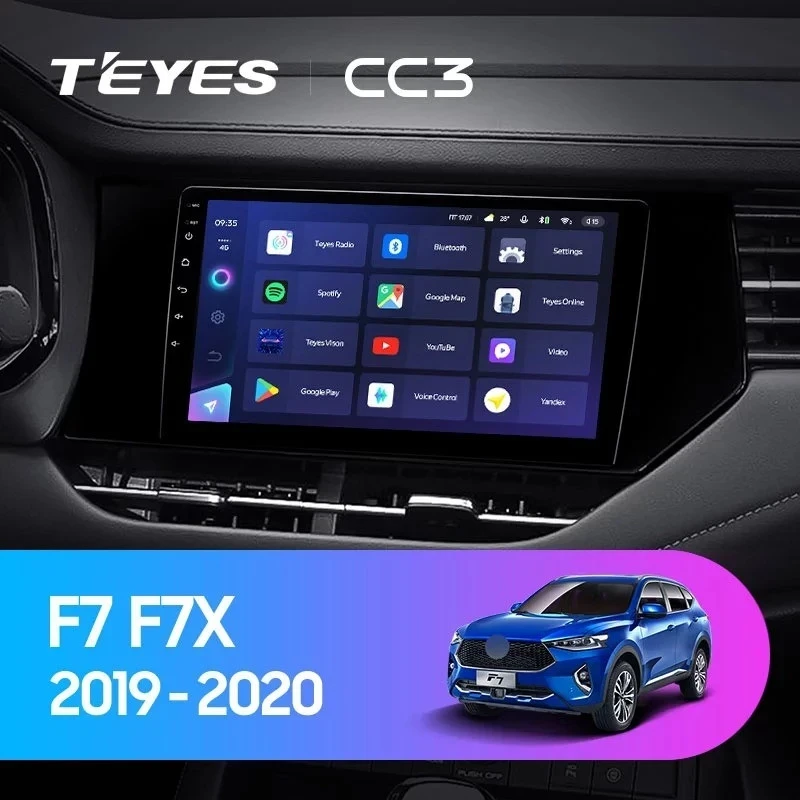 Штатная магнитола Teyes CC3 4/32 Haval F7 F7X (2019-2022)