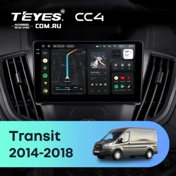 Штатная магнитола Teyes CC4 8/128 Ford Transit Van L3H2 (2014-2018)