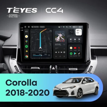 Штатная магнитола Teyes CC4 6/64 Toyota Corolla 12 (2018-2020) Тип-A
