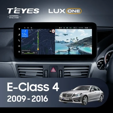 Штатная магнитола Teyes LUX ONE 4/64 Mercedes-Benz E-Class 4 W212 S207 A207 S212 C207 (NTG 4.5) (2009-2016) Правый руль Universal
