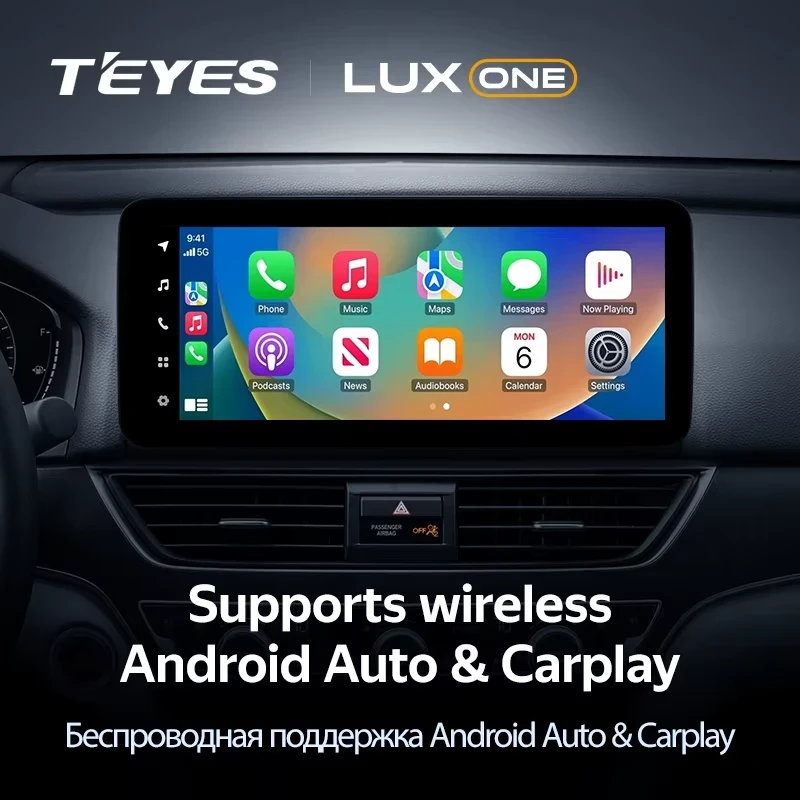 Штатная магнитола Teyes LUX ONE 4/64 Honda Accord 10 CV (2017-2023) Тип-B