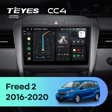 Штатная магнитола Teyes CC4 8/128 Honda Freed 2 (2016-2020)