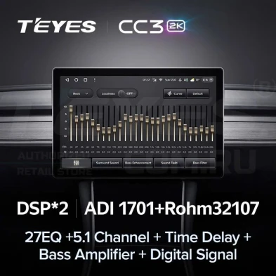 Штатная магнитола Teyes CC3 2K 6/128 Audi A6 2 (1997-2004) (11")