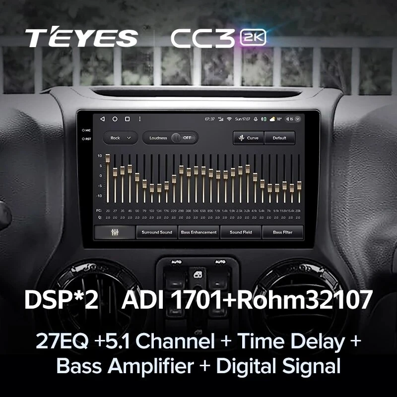 Штатная магнитола Teyes CC3 2K 6/128 Jeep Wrangler 3 JK (2010-2017) L14