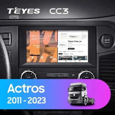 Штатная магнитола Teyes CC3 4/32 Mercedes-Benz Actros (2011-2023)
