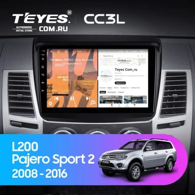 Штатная магнитола Teyes CC3L 4/32 Mitsubishi L200 (2008-2016)