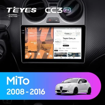 Штатная магнитола Teyes CC3 2K 360 6/128 Alfa Romeo MiTo 955 (2008-2016)