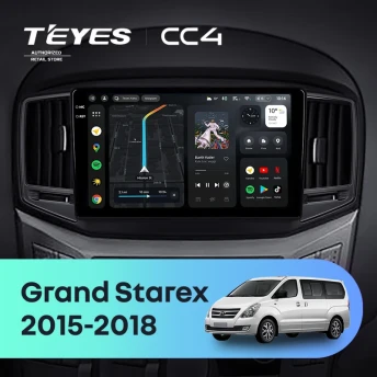 Штатная магнитола Teyes CC4 8/128 Hyundai Grand Starex (2015-2018) F2