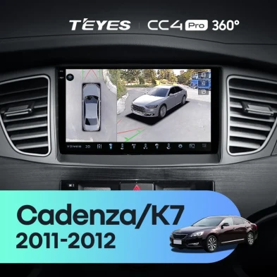 Штатная магнитола Teyes CC4 Pro 360 8/128 Kia Cadenza K7 (2011-2012)