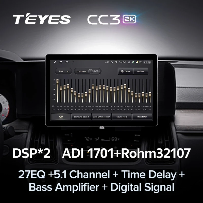 Штатная магнитола Teyes CC3 2K 4/32 Kia Sorento 4 MQ4 (2020-2024) (11")