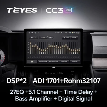 Штатная магнитола Teyes CC3 2K 4/32 Kia Sorento 4 MQ4 (2020-2024) (13")