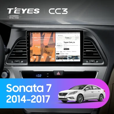 Штатная магнитола Teyes CC3 4/32 Hyundai Sonata 7 LF (2014-2017)