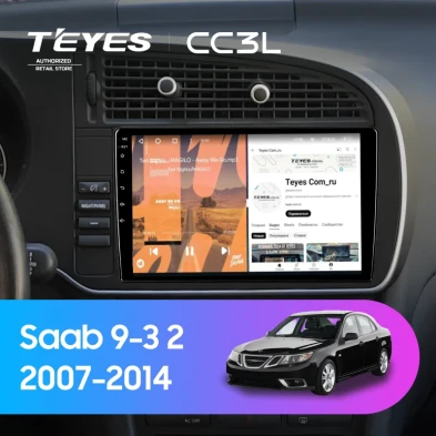 Штатная магнитола Teyes CC3L 4/32 Saab 9-3 2 (2007-2014)