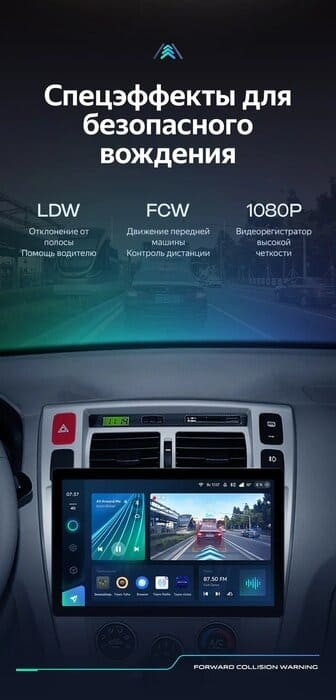 Штатная магнитола Teyes CC3 2K 4/32 Hyundai Tucson 1 (2004-2009) F1 (11")