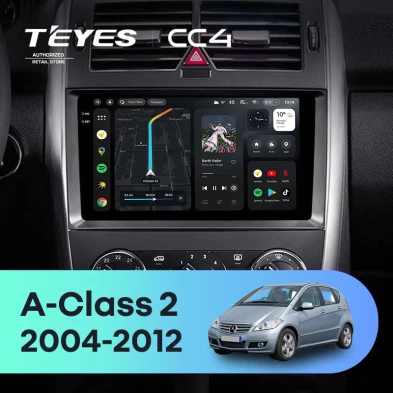 Штатная магнитола Teyes CC4 6/64 Mercedes-Benz A-Class 2 W169 C169 (2004-2012)