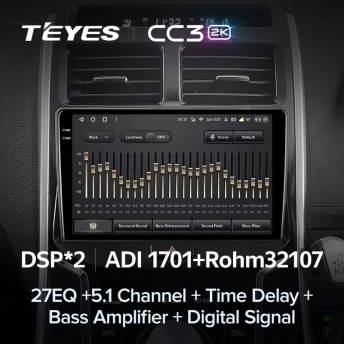 Штатная магнитола Teyes CC3 2K 6/128 Toyota Sai K10 (2013-2017)