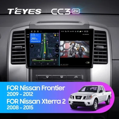Штатная магнитола Teyes CC3 2K 4/64 Nissan Xterra 2 N50 (2008-2015)