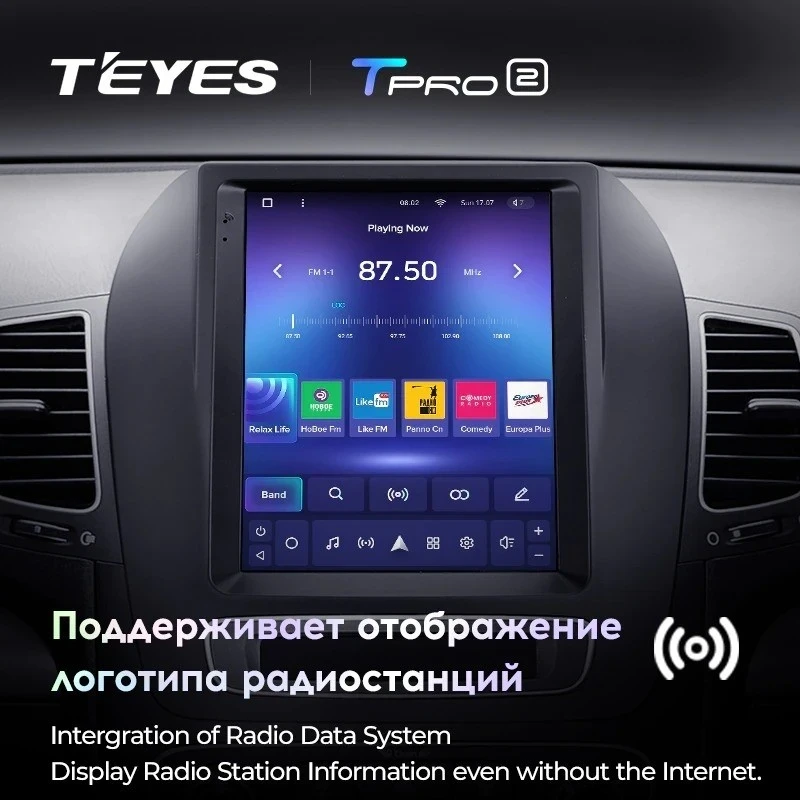 Штатная магнитола Tesla style Teyes TPRO 2 3/32 Kia Sorento 2 XM (2012-2021) F1
