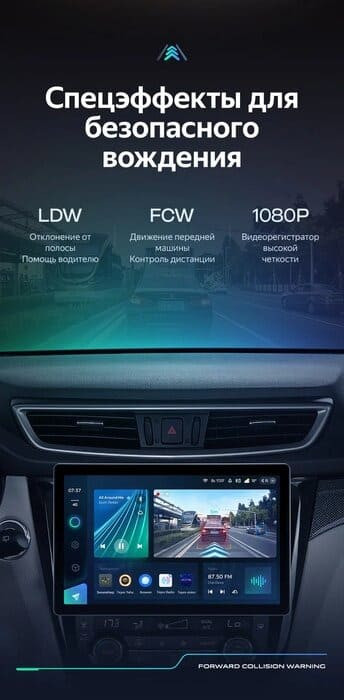 Штатная магнитола Teyes CC3 2K 4/32 Nissan Qashqai 2 (2013-2021) F2 Тип-AВ (13")